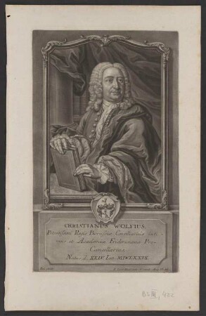 Porträt Christian Wolff (1679-1754)
