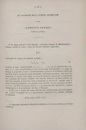 Gli algoritmi delle funzioni aritmetiche.