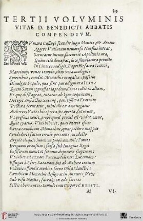 Volumen tertium