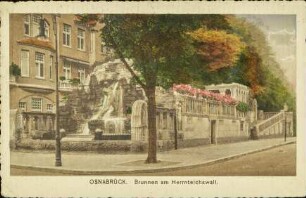 Osnabrück. Brunnen am Herrenteichswall.