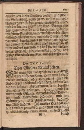 Das XXIV. Capitel. Von Glieder-Kranckheiten