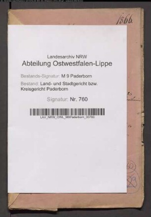 Erblasser: Doeren, Heinrich; Erblasser: Doeren, Bernhardine, geb. Hesse: