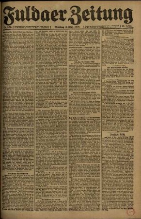 Ausgabe vom Montag, den 05. Mai 1919.
