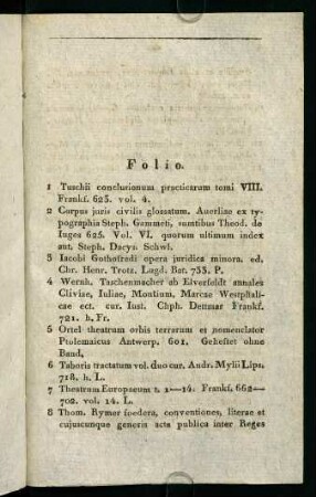 3-10, Folio. - Octavo.