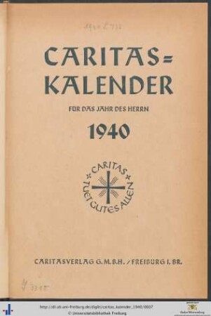 Caritas-Kalender