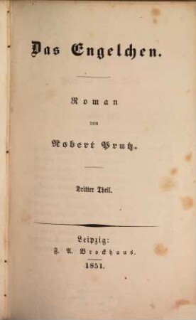 Das Engelchen : Roman, 3