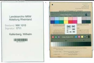 Entnazifizierung Wilhelm Kallenberg , geb. 20.02.1897 (Arzt)