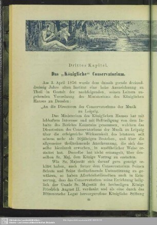 Drittes Kapitel. Das "Königliche" Conservatorium