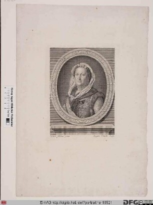 Bildnis Maria Josepha, Kurfürstin von Sachsen u. Königin von Polen, geb. Erzherzogin von Österreich