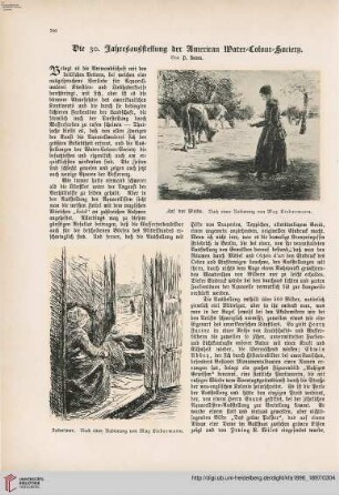 12: Die 30. Jahresausstellung der American Water-Colour-Society