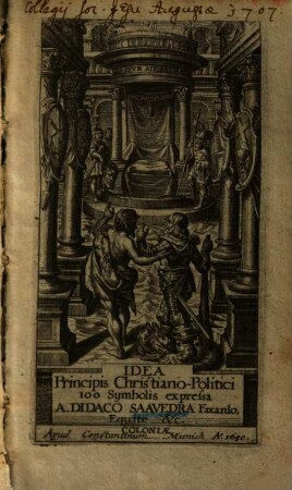 Idea principis christiano-politici 101 symbolis expressa