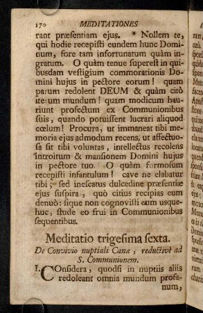 170-175, Meditatio trigesima sexta