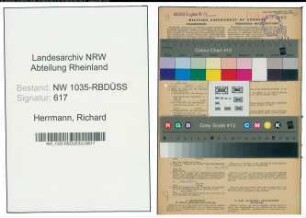 Entnazifizierung Richard Herrmann , geb. 26.01.1906 (Steiger)