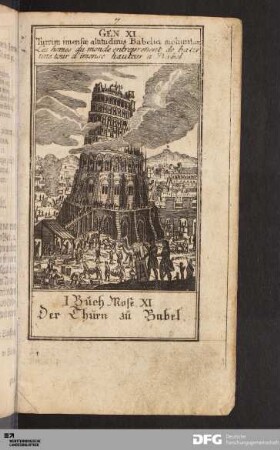 Der Thurm zu Babel.