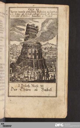 Der Thurm zu Babel.