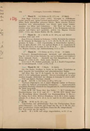Patres Graeci [8° Cod. Ms. theol. 72 - 8° Cod. Ms. theol. 85]