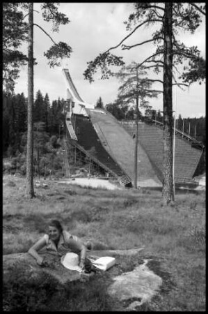Oslo: Holmenkollenschanze, von unten