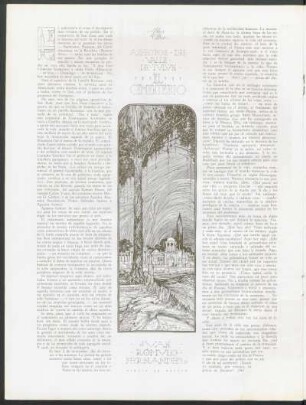 Aspectos del Valle de Tulún - El cementerio : Dibujo de Batlle