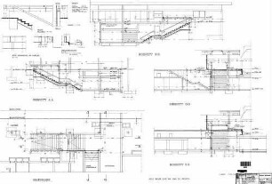 Backnang: Empfangsgebäude Bahnsteig 1 Aufgänge Treppen