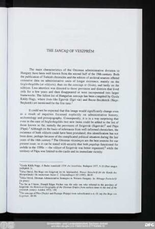 The Sancaq Of Veszprém