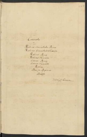 Konzerte; vl solo (2), orch, bc; G-Dur; GraunWV C:XIII:84; WilG 37