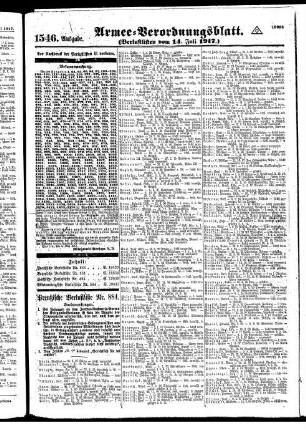 1546.Ausgabe. Samstag, 14. Juli 1917