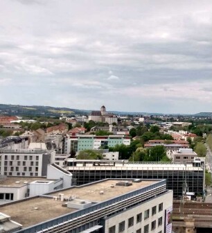 Dresden: Stadtansicht mit Bienertscher Hafenmühle