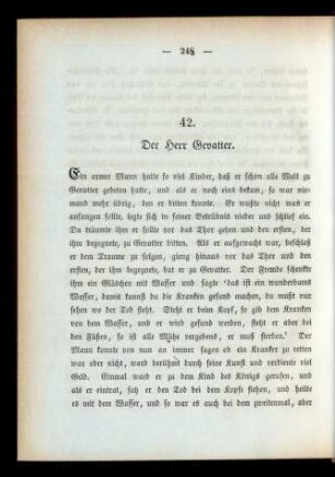 42. Der Herr Gevatter.