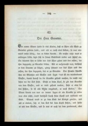 42. Der Herr Gevatter.