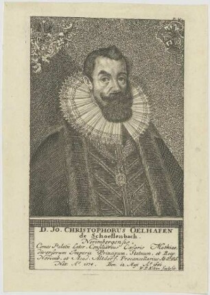 Bildnis des Jo. Christophorus Oelhafen de Schoellenbach