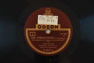 Die Afrikanerin : Schlummerlied der Selica: "In meinem Schoß"; I.Teil / (G. Meyerbeer)