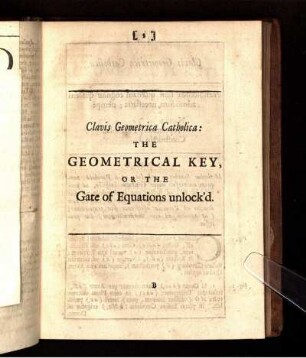 Chapter I. Methodus Synthetica postulat. Synthetical Method.