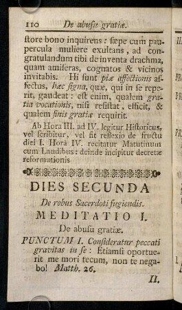110-117, Inhalt; Punctum I