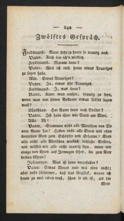 Zwölftes Gespräch