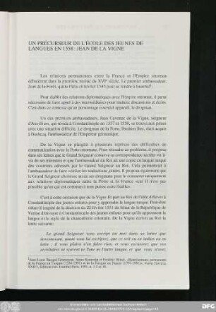 [Etudes des langues orientales]
