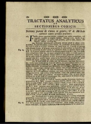 Tractus Analyticus de Sectionibus Conocis.
