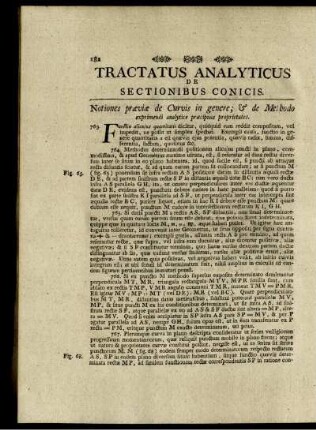 Tractus Analyticus de Sectionibus Conocis.