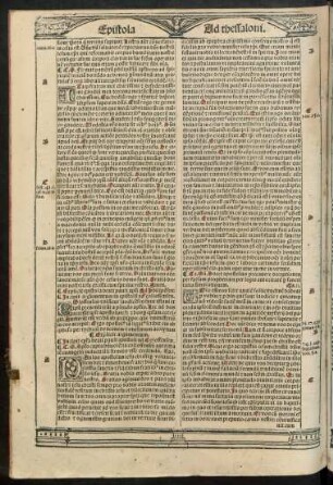 Incipit epistola beati pauli apostoli ad Colossenses.