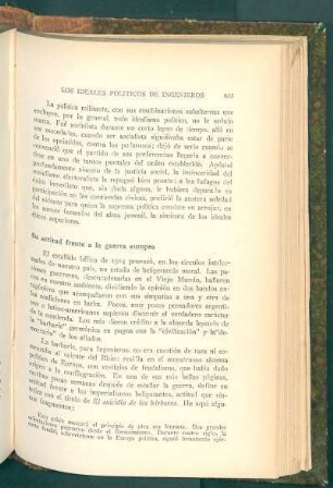 Su actitud frente a la guerra europea