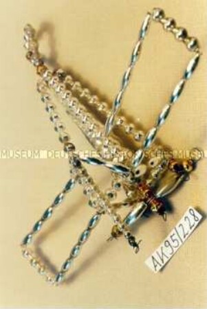 Gablonzer Christbaumschmuck - Flugzeug, groß