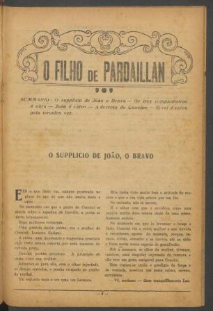 O supplicio de João, o bravo