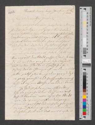 Brief an Clemens Brentano