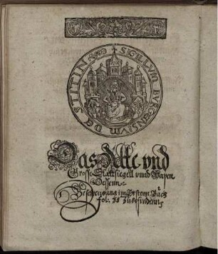 Sigillum Burgensium Stitin