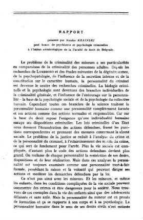189-194, Rapport