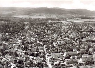 Luftbildaufnahme, Detmold. Ansichtskarte