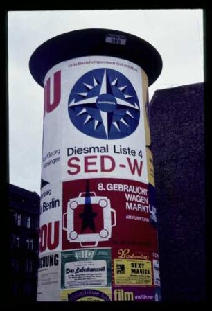 Wahlplakat SED 24.2.67.