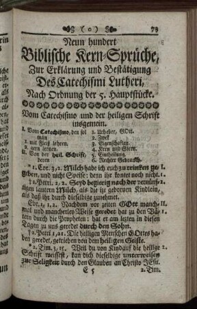 Neun hundert Biblische Kern-Sprüche, ...