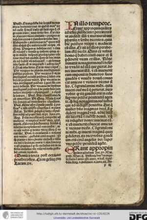 Dominica tertia post octavas penthecostes, evangelium secundum Lucam xv.