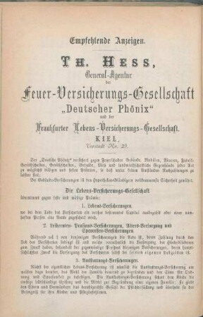 Empfehlende Anzeigen.