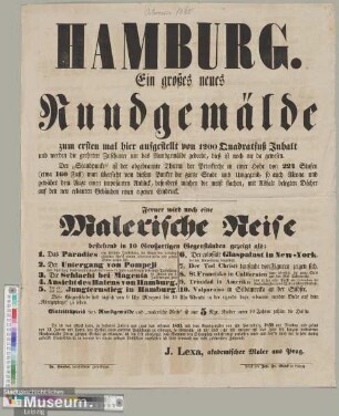 Hamburg. Rundgemälde